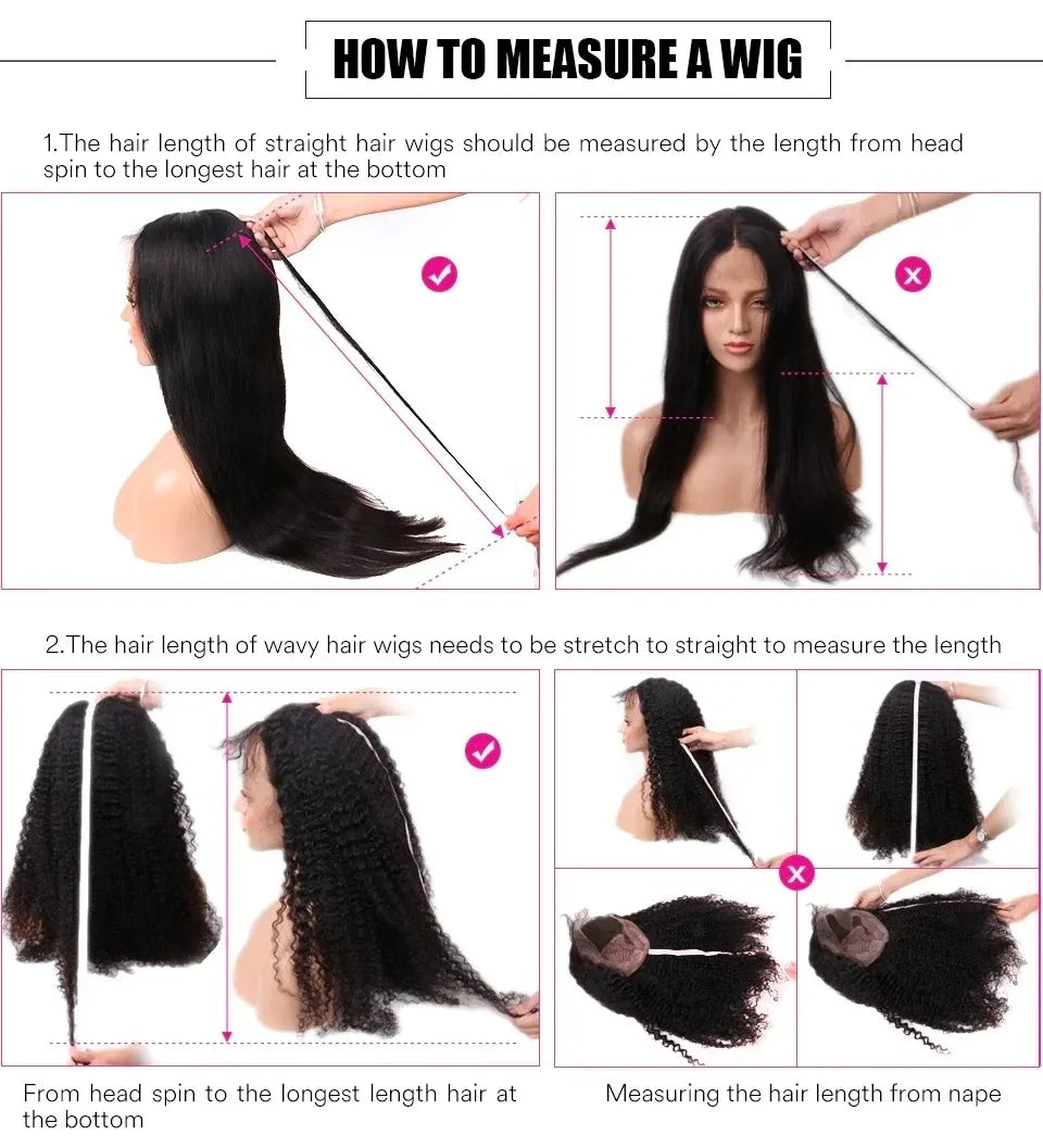 Perruque Lisse Avec Frange | 100% Cheveux Humains Brésiliens | Longue | Noire | Machine Made