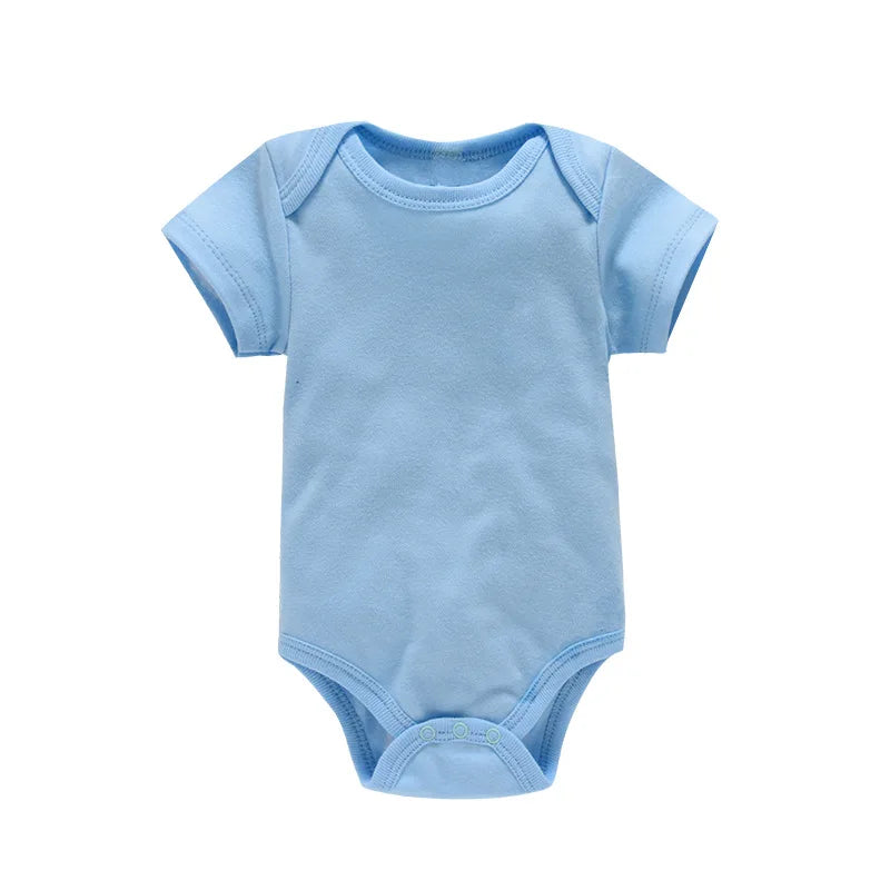 7 Colors Baby Girls Solid Onesies Bodysuits For Boys