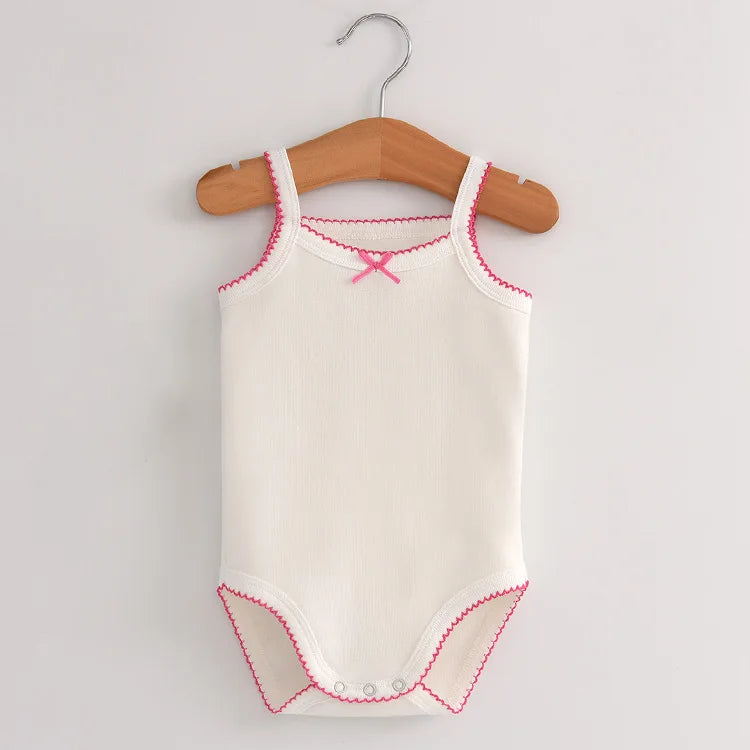 Body Bébé Fille | Sans Manches | Romper Coton | Combinaison Été | Nouveau-Né & Tout-Petits (v2)
