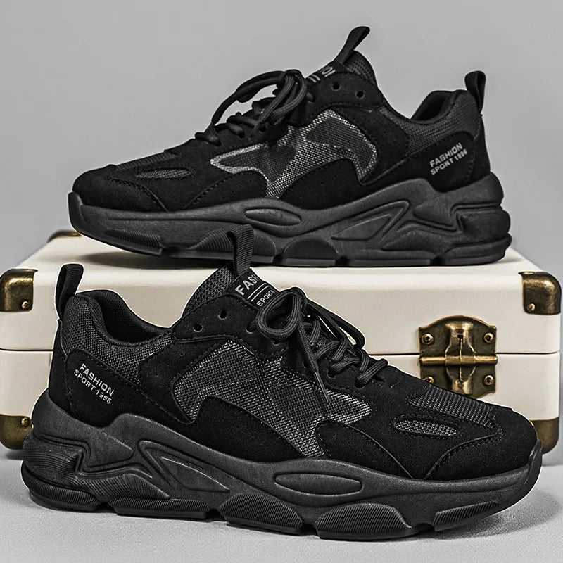 Baskets Dad Homme Été 2026 | Mesh Respirant Casual | Semelle Épaisse Streetwear