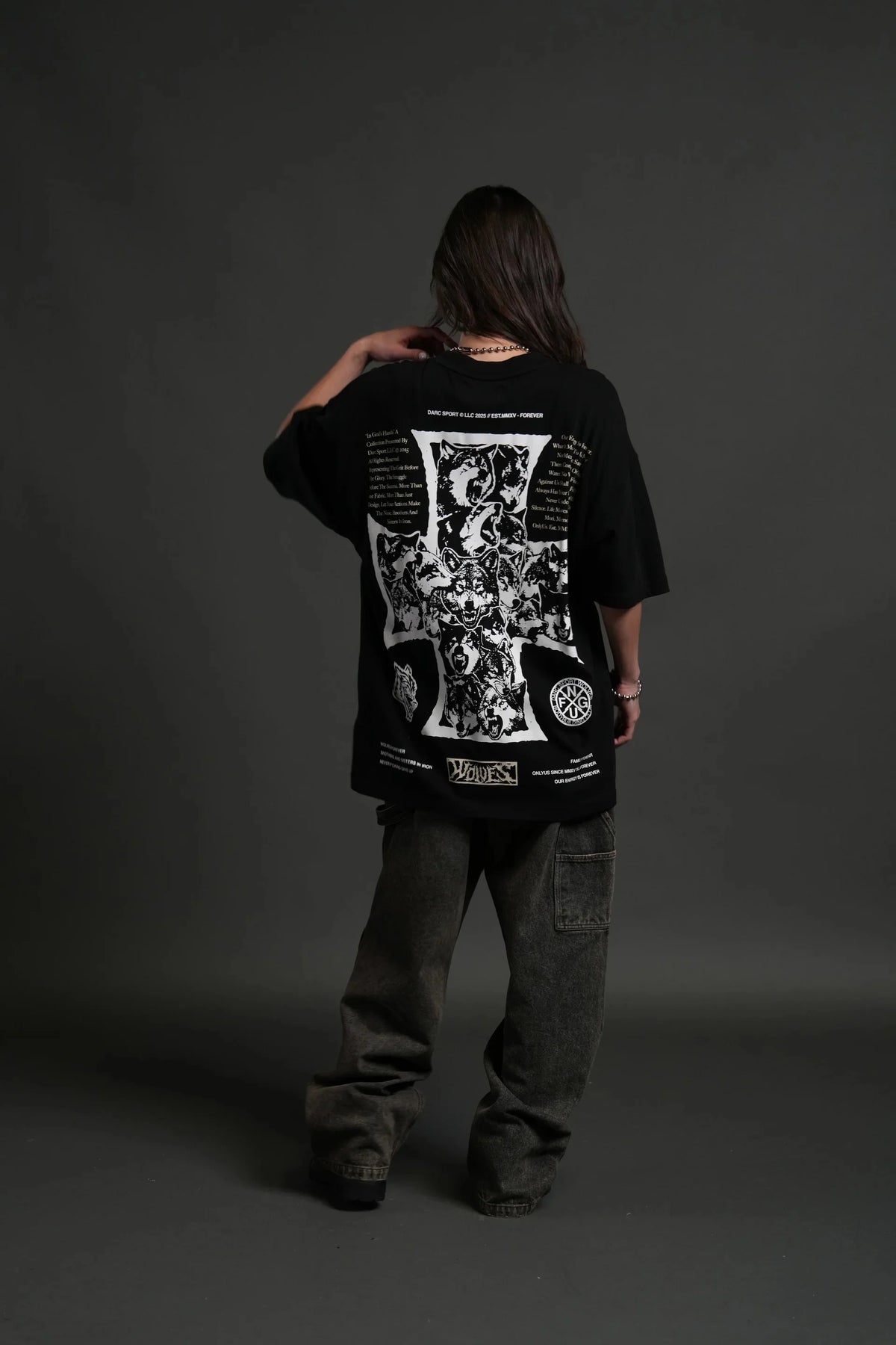 US SIZE Oversized Training Men's T-Shirt Design Letters Print T-Shirts For Men Loose Fashion Sport Street Casual Clothes Tee Tops