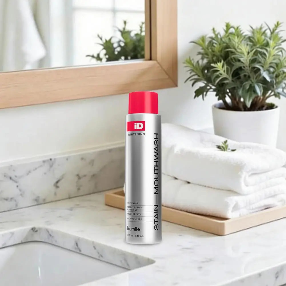 Bain de Bouche Blanchissant Hismile ID | Nettoyage Profond | Élimine les Taches | Haleine Fraîche | Soin Quotidien