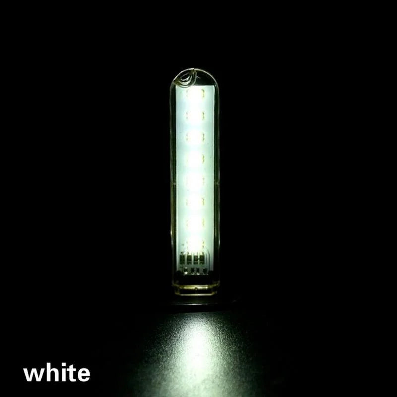 1 Pcs 8 LED Mini Portable USB Lamp DC 5V Camping USB Lighting for PC Laptop Mobile Power Bank Gadget