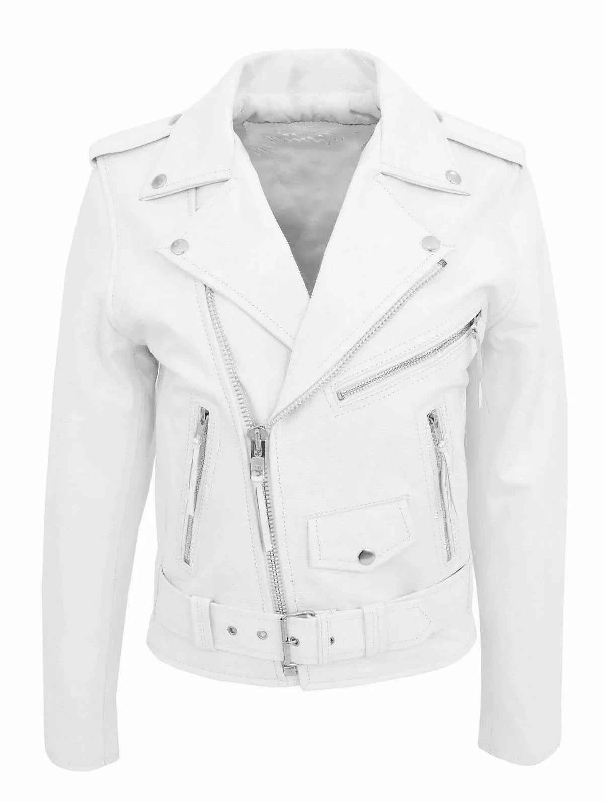 Men's PU Leather Jacket Motorcycle Fashion Slim Fit Leather Coat