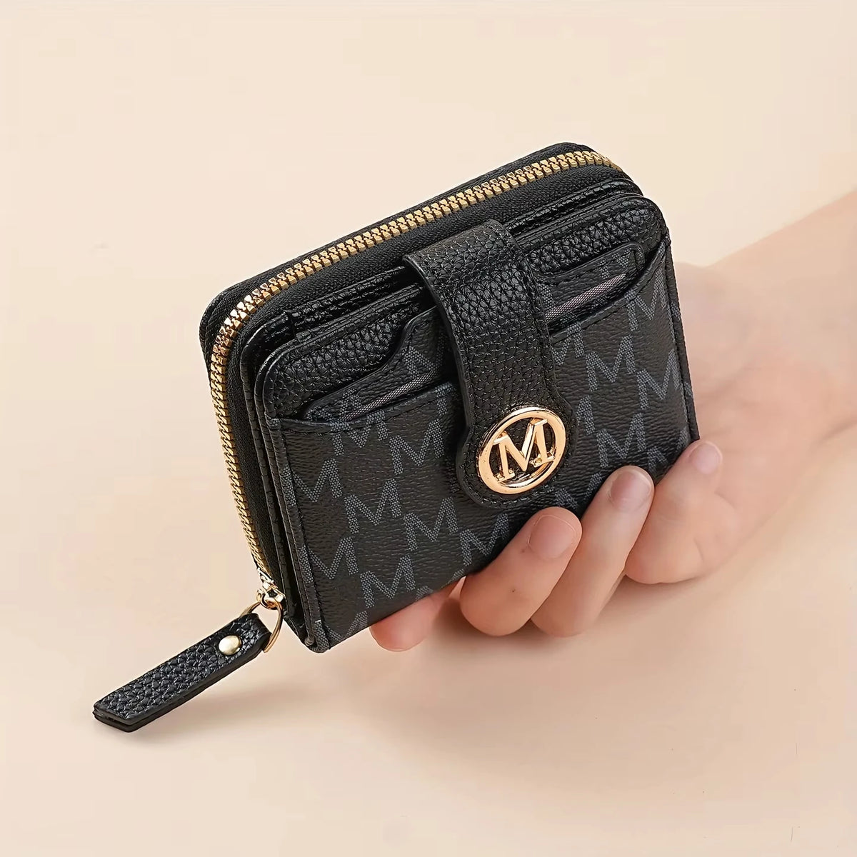 Women's Wallet for Multiple Card Slots, Cash Pocket, Retro Style Mini Purse, Minimalist Charm, Travel Accessory, Daily Use