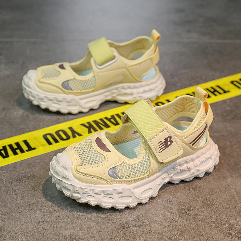 Baskets Été Mesh Chunky Enfant | Respirantes Crénelées | Plage & Casual Garçon Fille