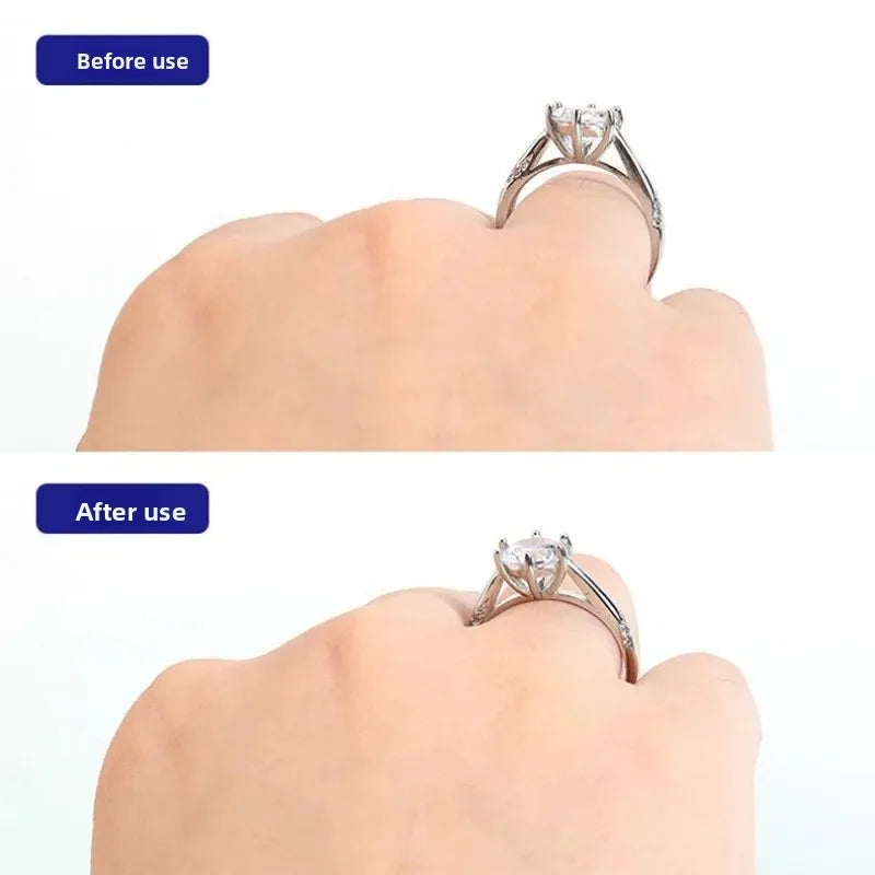 12Pcs 1 Set Ring Adjustment Pad Ring Size Adjuster Fixed Reduction Pad Invisible Ring Holder Retainer Shrinker for Large Rings