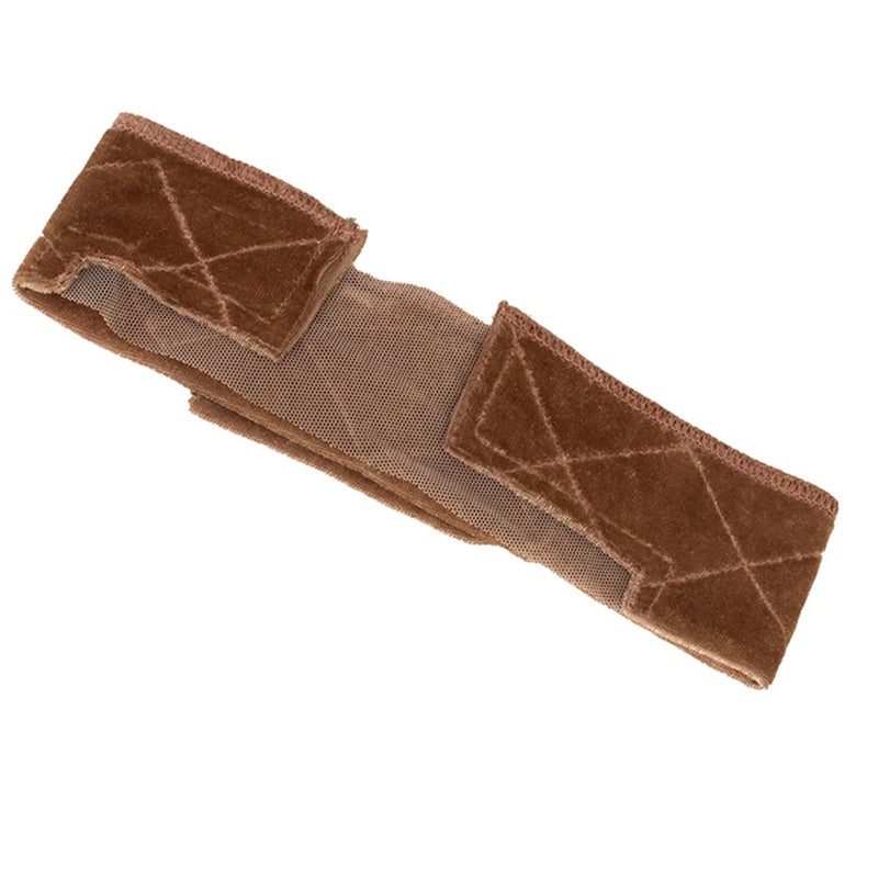 Headband Velours Nude Antidérapant | Ajustable | Invisible | Maintien Perruque Lace Front | Femme