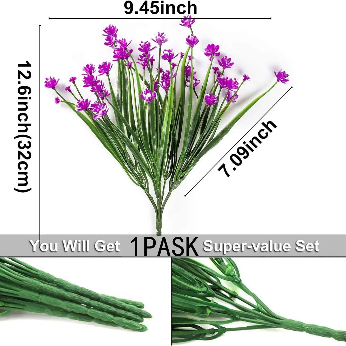 Plantes Artificielles Extérieur Résistant UV | Arbustes Plastique | Décor Intérieur & Extérieur