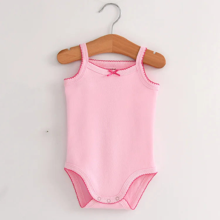 Body Bébé Fille | Sans Manches | Romper Coton | Combinaison Été | Nouveau-Né & Tout-Petits