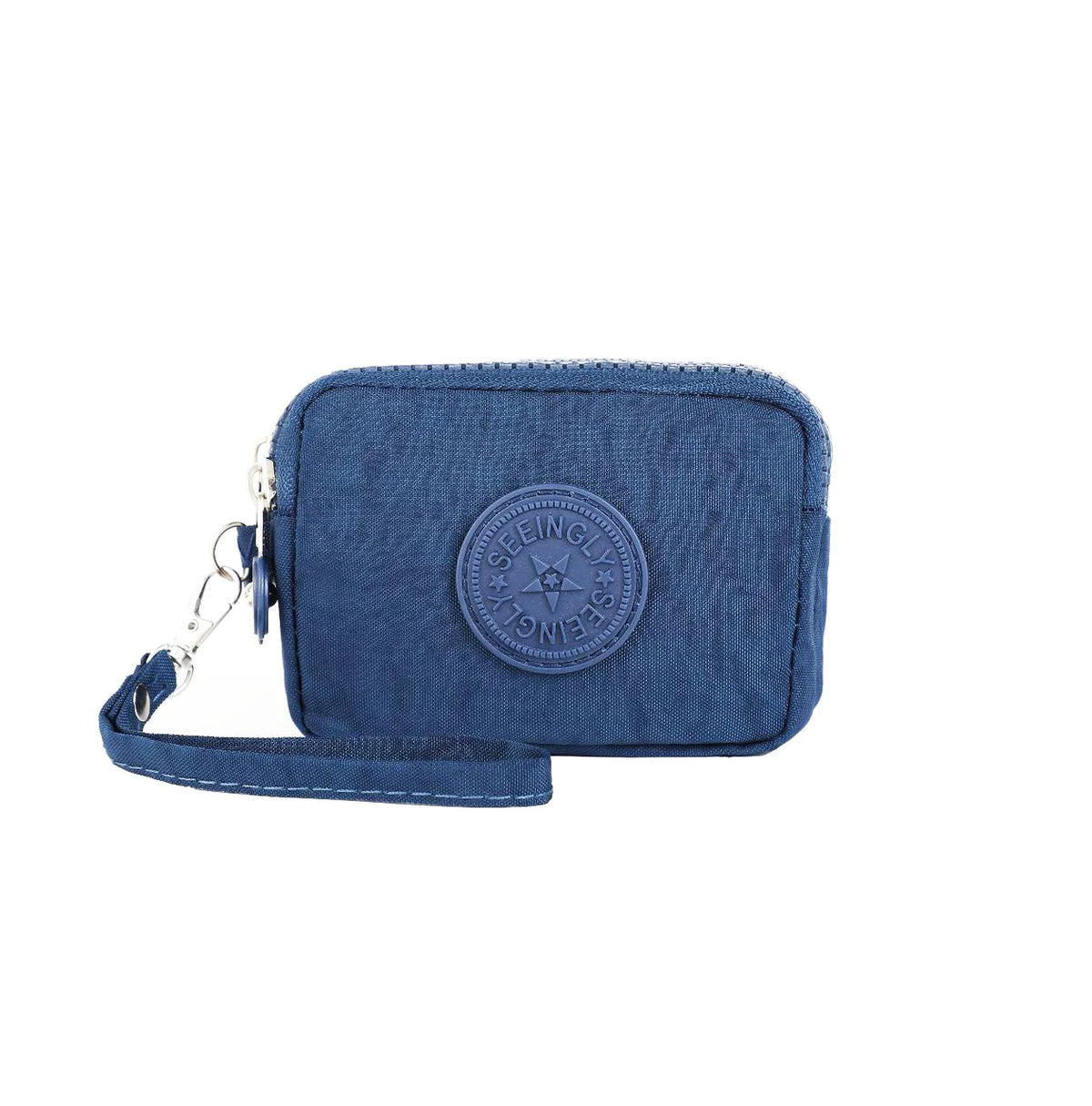 Women Three Layer Wallets Nylon Coin Purse New Korean Large Capacity Portable Oxford Cloth Coin Wallet Waterproof Portable