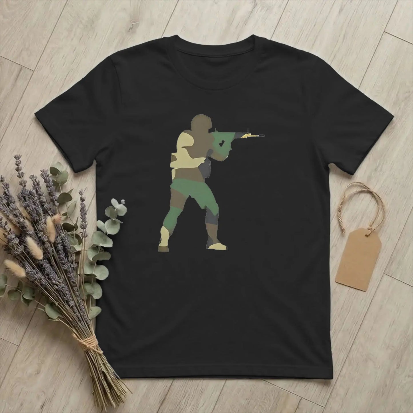 Men's T-Shirts Counters Shooting Striking Go Awesome Cotton Tee Shirt Short Sleeve Game Silhouette T Shirts O Neck Clothes Gift