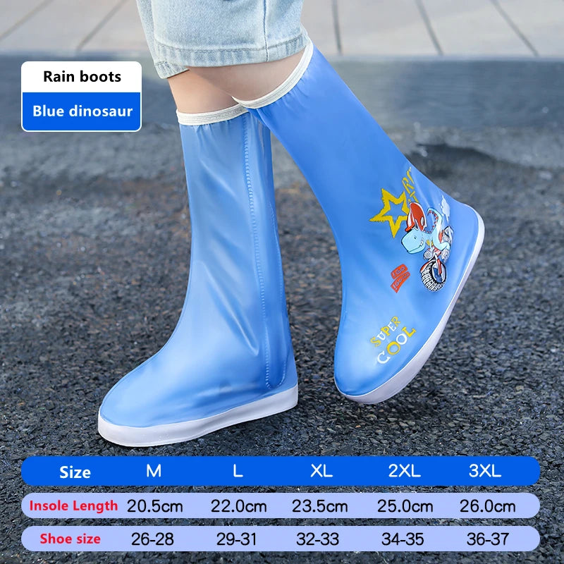 Couvre-Chaussures Pluie Enfant | Imperméable Maternelle | Grand Format | Réutilisable