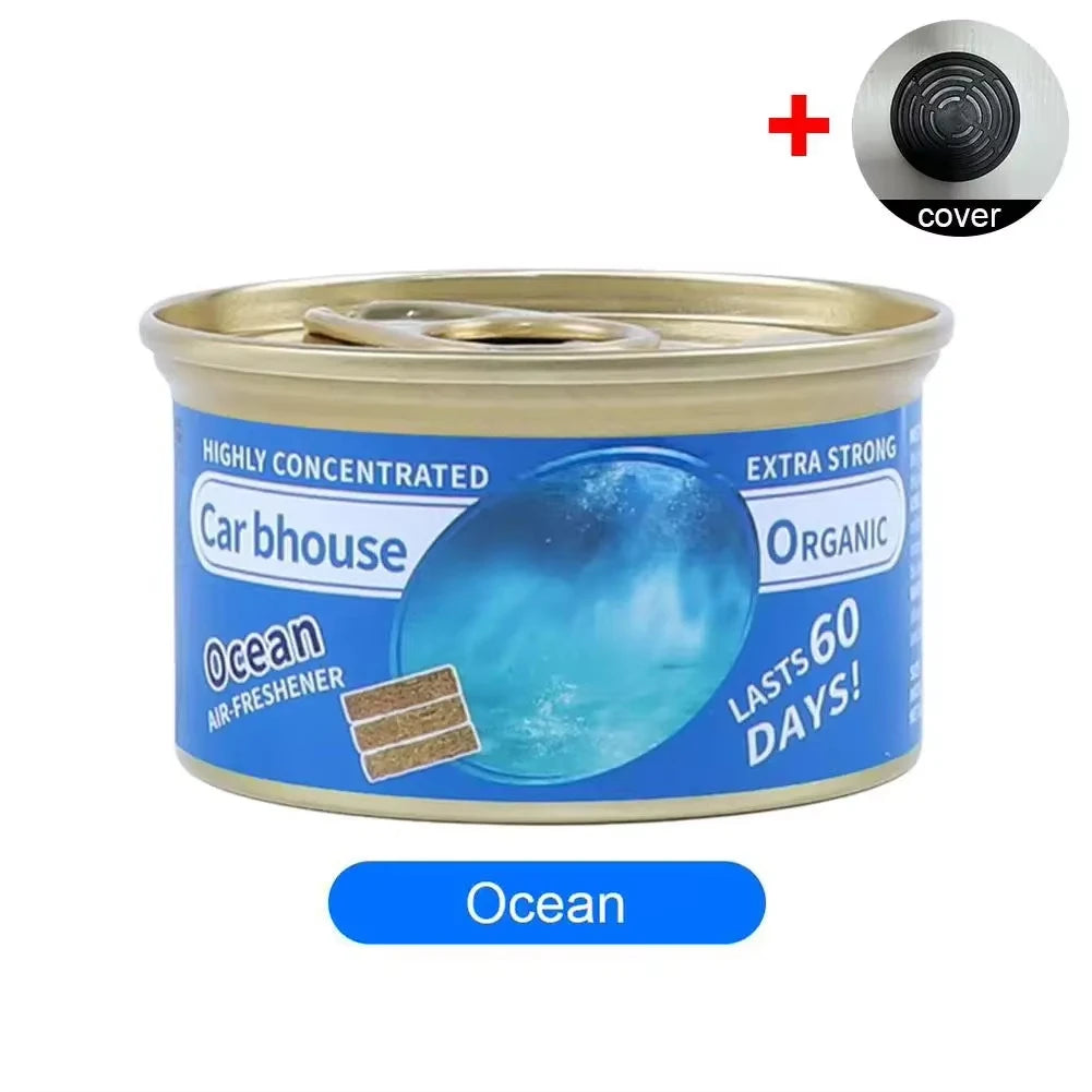 High-End Car Aroma Diffuser, Small Wooden Fragrance Canister, Car Perfume, Car Balm, Car Ornament