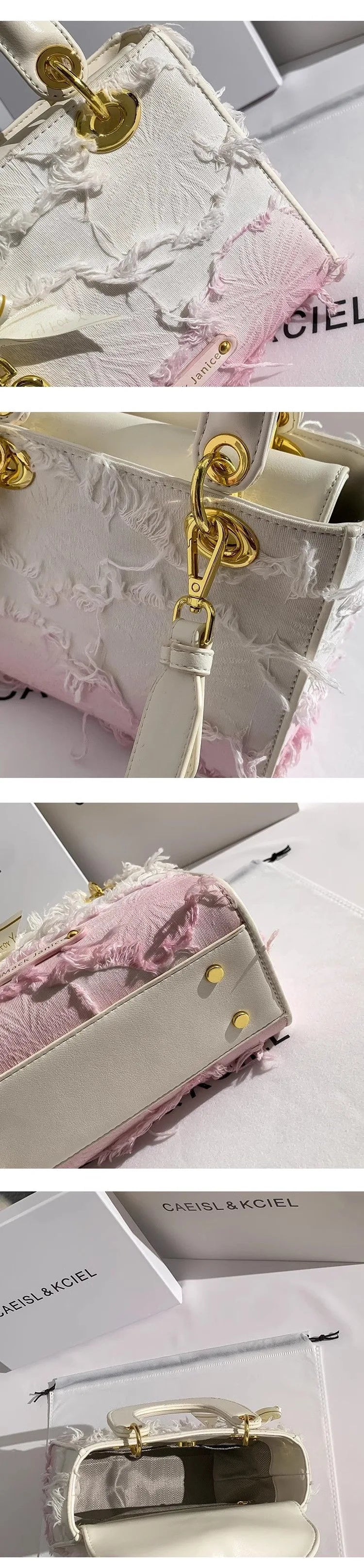 Women's Handbag Elegant Synthetic Crossbody Golden-Tone Hardware Closure 2026 New Design for Parties Luxury Shoulder Purse