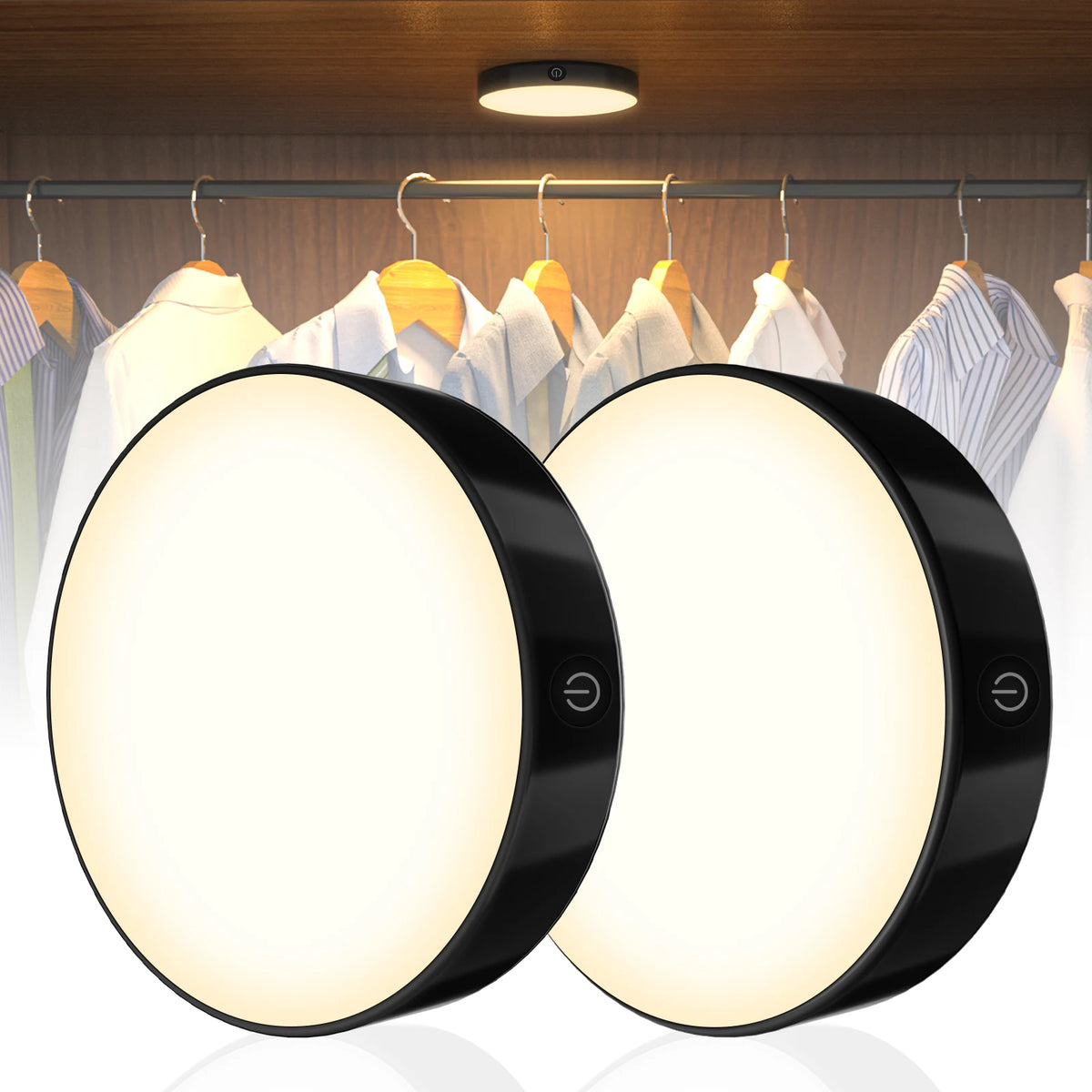 Veilleuse LED Tactile Rechargeable WILLED | 1000mAh | Dimmable | Placard, Cuisine & Chambre