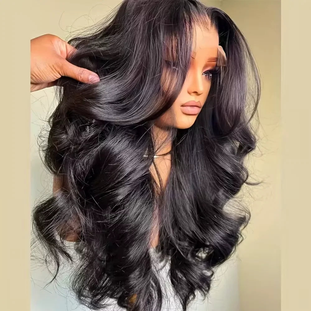 Perruque Body Wave Curly Péruvienne | 300% Densité | 13x4 & 13x6 HD Lace | Baby Hair | Pré-Pluçuée | Cheveux Humains