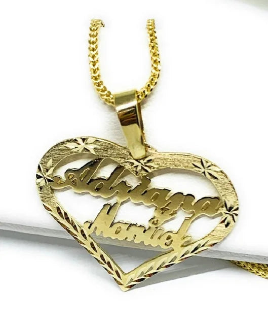 Custom Name Necklace For Women Personalized 18k Gold Plated Pendant Nameplate Jewelry Gift For Girls