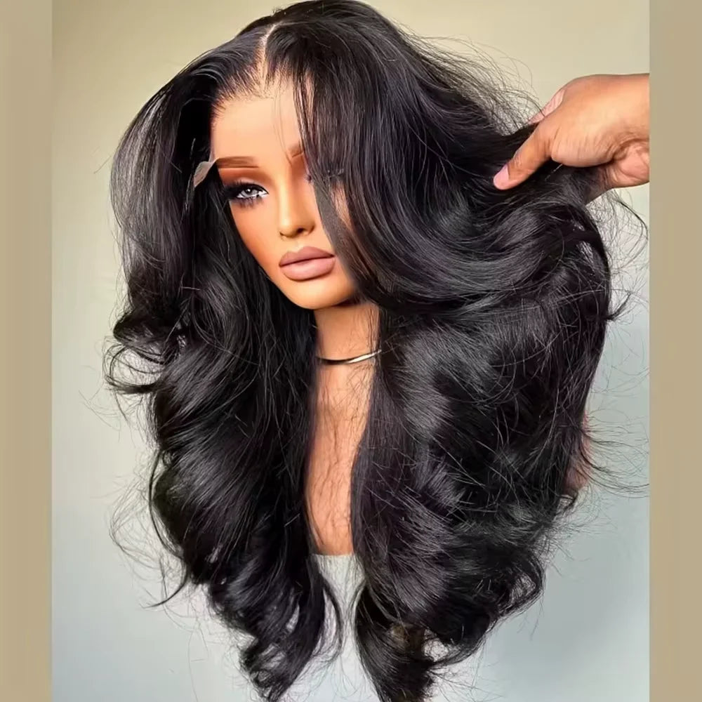 Perruque Body Wave Curly Péruvienne | 300% Densité | 13x4 & 13x6 HD Lace | Baby Hair | Pré-Pluçuée | Cheveux Humains