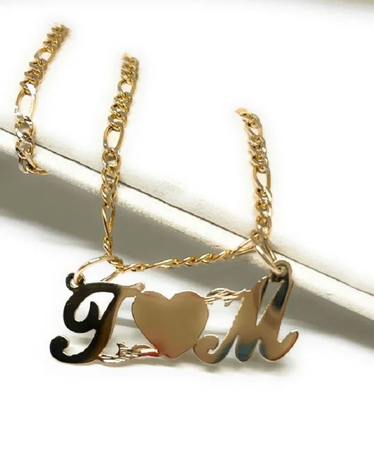 Custom Name Necklace For Women Personalized 18k Gold Plated Pendant Nameplate Jewelry Gift For Girls