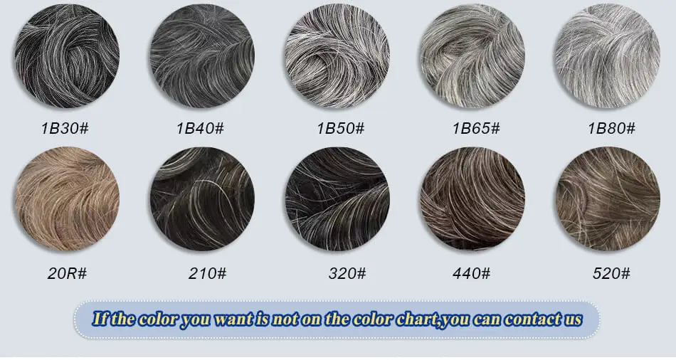 Toupét Homme Cheveux Humains Bouclés | Ligne Frontale Réaliste | Base PU Fine | Style V | Perruque Masculine