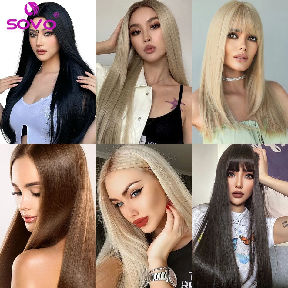 Halo Hair Extensions 100% Human Hair 14-28 Inch Hidden Wire Clip-In Hair Ombre Brown Color Human Remy Fish Line Hair Extension