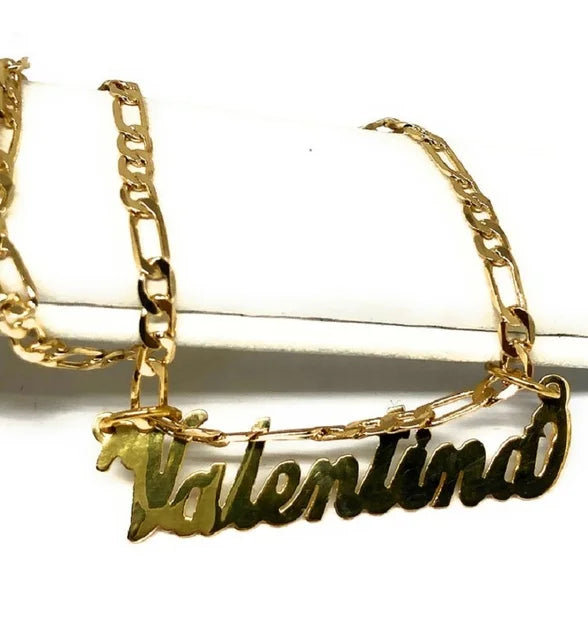 Custom Name Necklace For Women Personalized 18k Gold Plated Pendant Nameplate Jewelry Gift For Girls