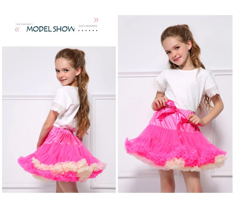 Kids Girls Tulle Skirt Baby Girl Clothes Tutu Pettiskirt Skirt Fashion Girl Clothes Princess Skirts Skirt For Girls Clothing