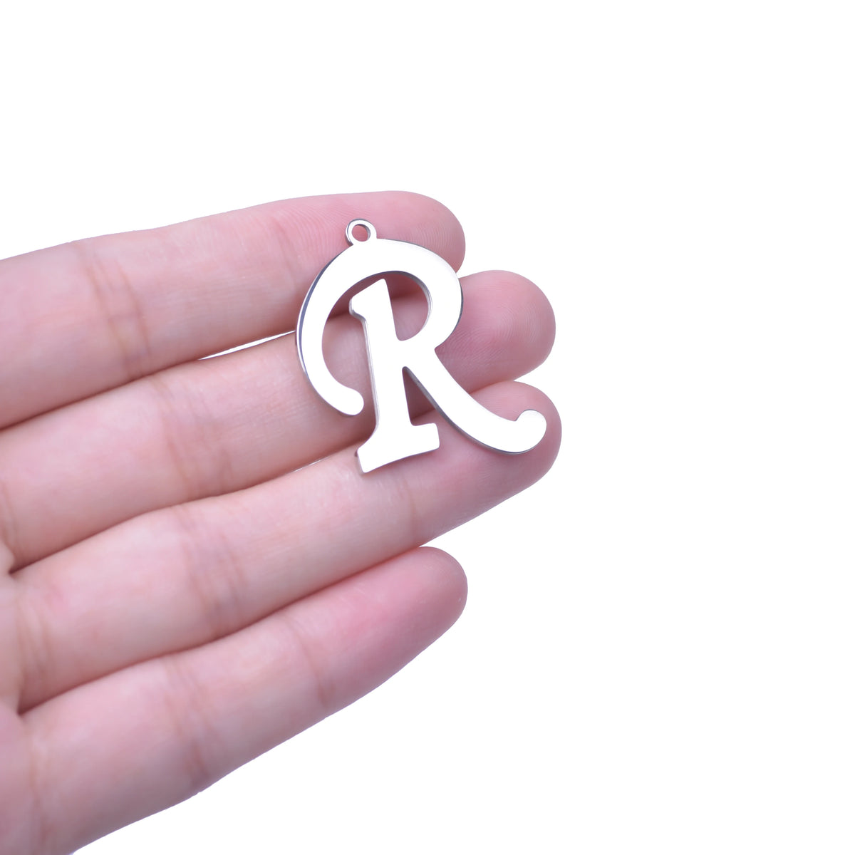 Collier Initiale Lettre Alphabet | 26 Lettres | Acier Inoxydable | Pendentif Chaîne | Bijou Femme & Homme