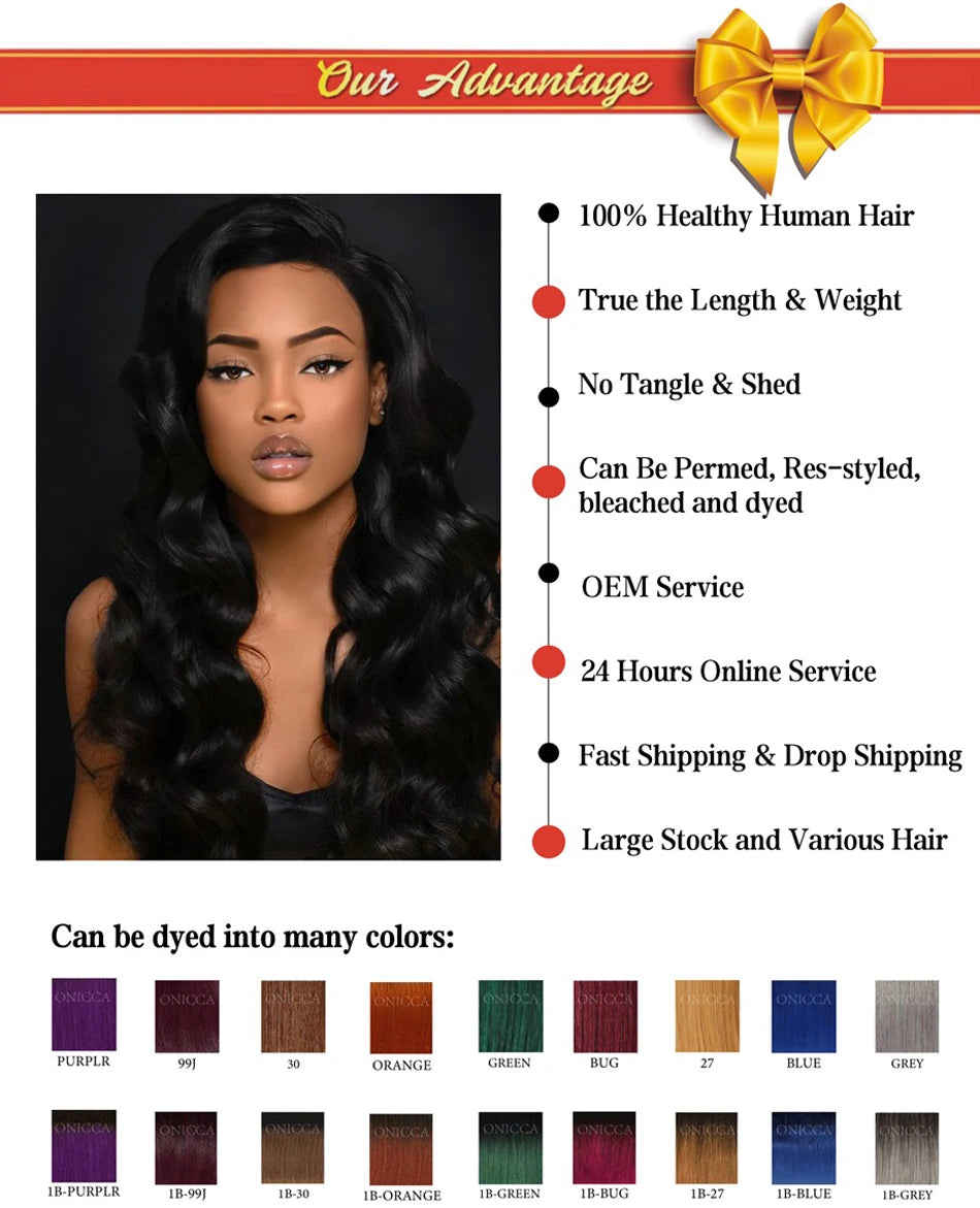 Mèches Loose Wave Brésiliennes | Double Drawn | 5 Paquets | Egg Curl | Cheveux Humains Remy | Extensions