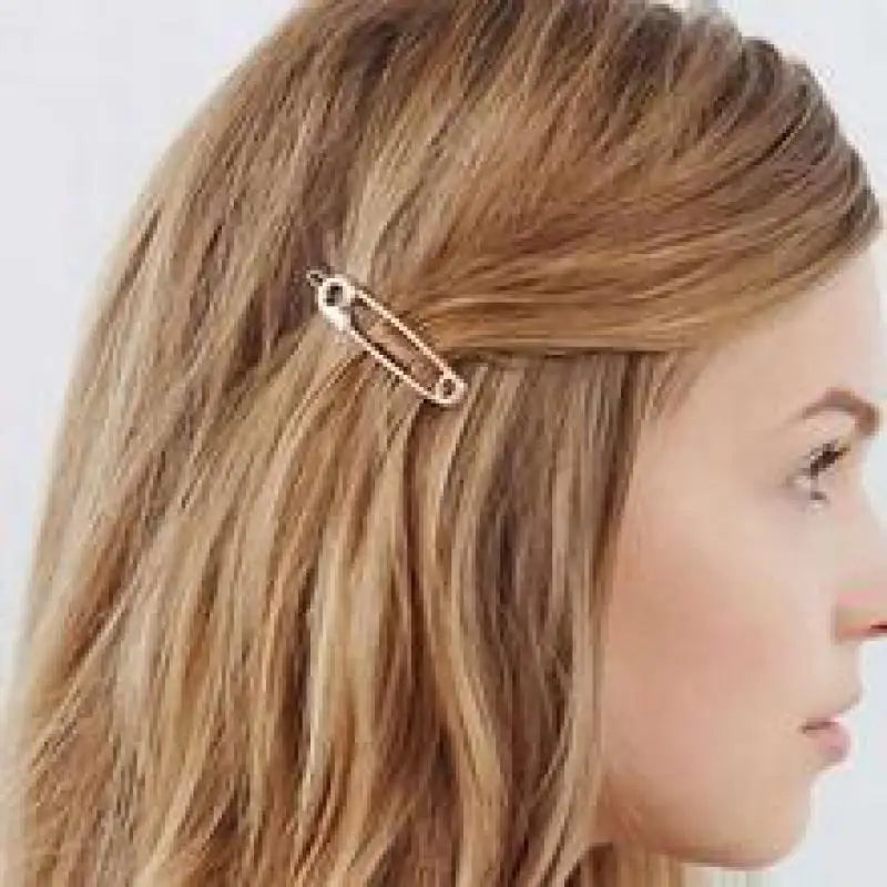 Mini Pince À Cheveux Acrylique | Style Punk Géométrique | Lot de Barrettes Frange Femme
