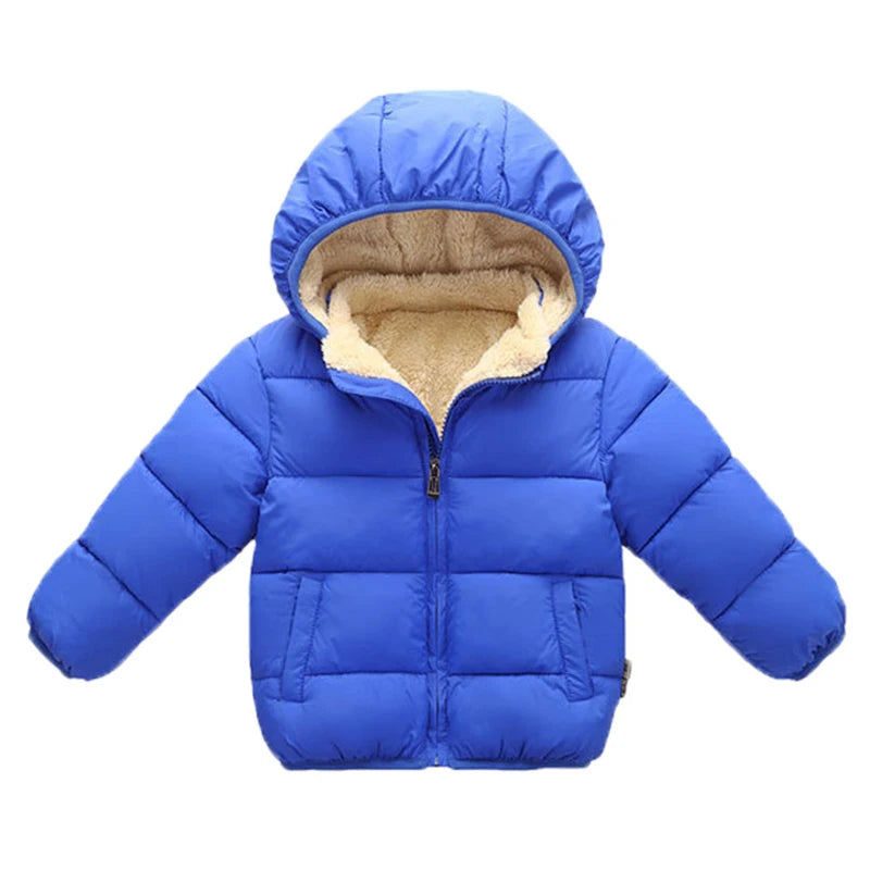 Veste d’hiver à capuche pour enfant | Polyester