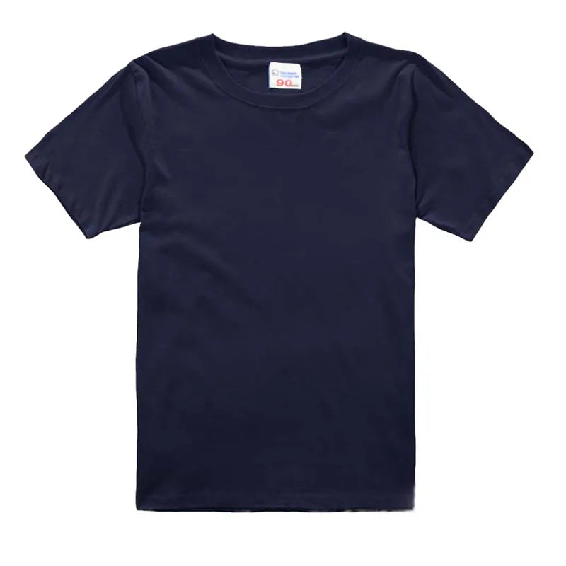 Boys Long Sleeve T-Shirts For Children Spring Autumn Pure Color T-shirt Cotton 1-15T Kids Clothing Baby Girls Tops Tees Clothes