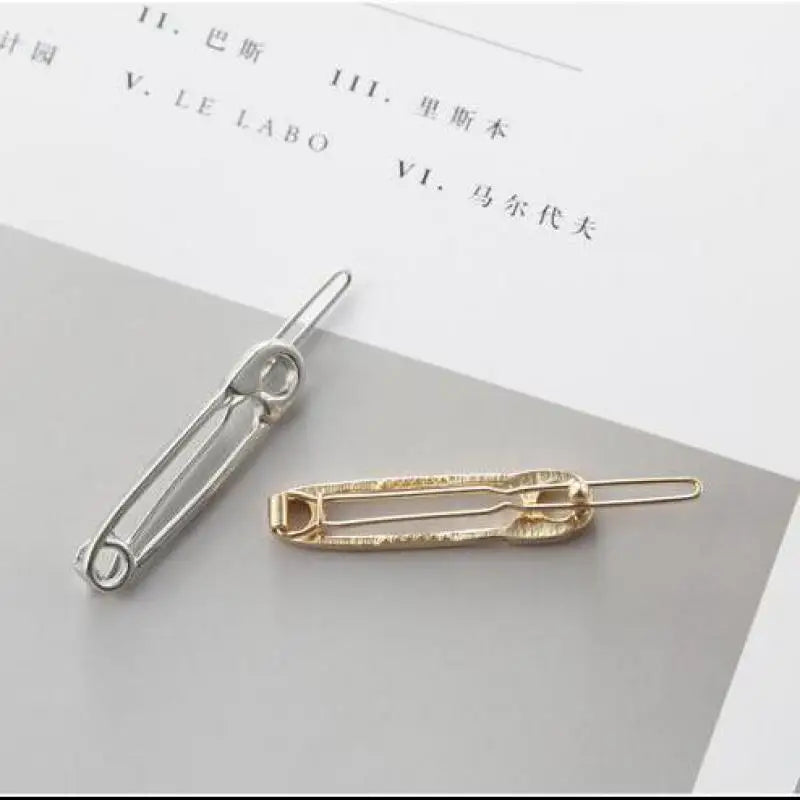 Mini Pince À Cheveux Acrylique | Style Punk Géométrique | Lot de Barrettes Frange Femme
