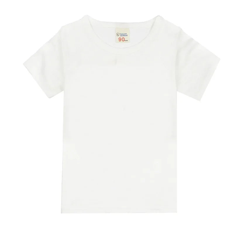 Boys Long Sleeve T-Shirts For Children Spring Autumn Pure Color T-shirt Cotton 1-15T Kids Clothing Baby Girls Tops Tees Clothes