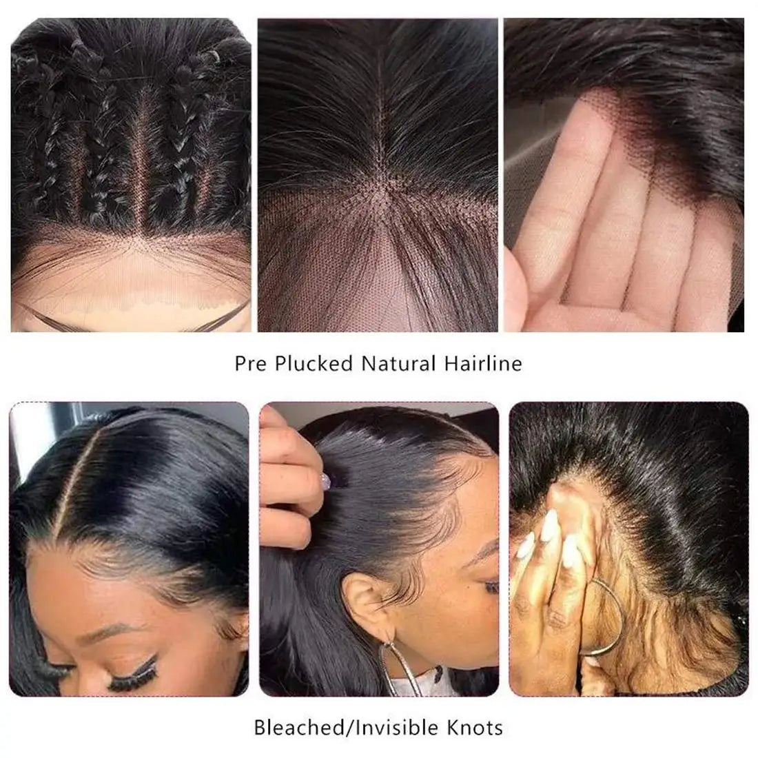 HD Lace Frontal Wig 13x6 13x4 Lace Front Wig Human Hair 30Inch Bone Straight Transparent Lace Human Hair Wigs 4x4 HD Closure Wig