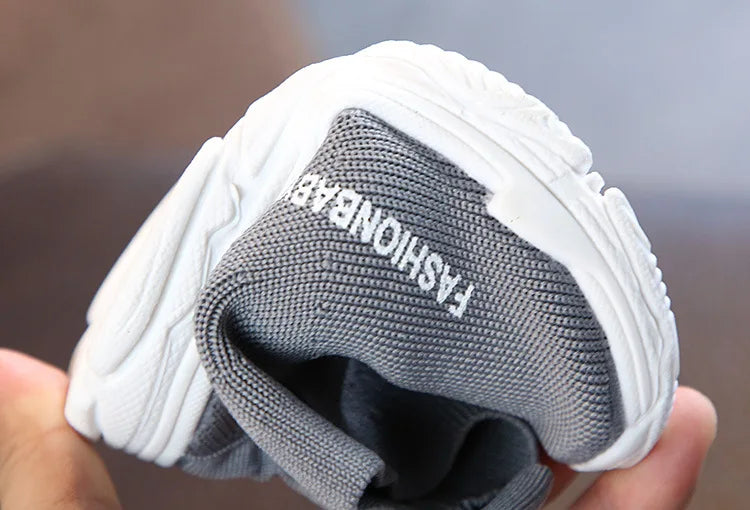 Autumn Summer Kids Sneakers Children Casual Shoes Slip-on Breathable Kids Socks Shoes Non-slip Snow Boots Boys Girls Sport Shoes
