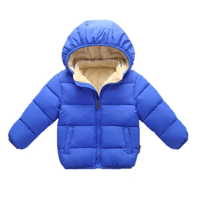 Veste d’hiver à capuche pour enfant | Polyester