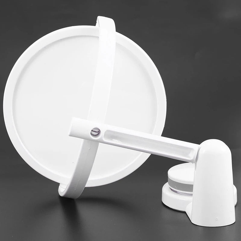 HD Plane Mirror Magnified Makeup Shaving Vanity Mirror Bathroom Wall Mounted 360 Degree Rotating Mirror Wall Mirrors
