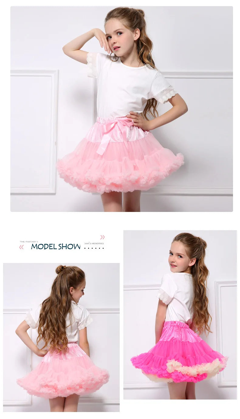 Kids Girls Tulle Skirt Baby Girl Clothes Tutu Pettiskirt Skirt Fashion Girl Clothes Princess Skirts Skirt For Girls Clothing