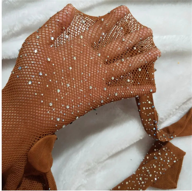 Fashion Kids Girls Sequin Mesh Fishnet Fish Net Pantyhose Tights Stockings Children High Stockings (More than 20PCS discounts)