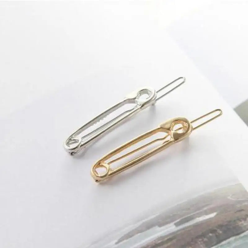 Mini Pince À Cheveux Acrylique | Style Punk Géométrique | Lot de Barrettes Frange Femme