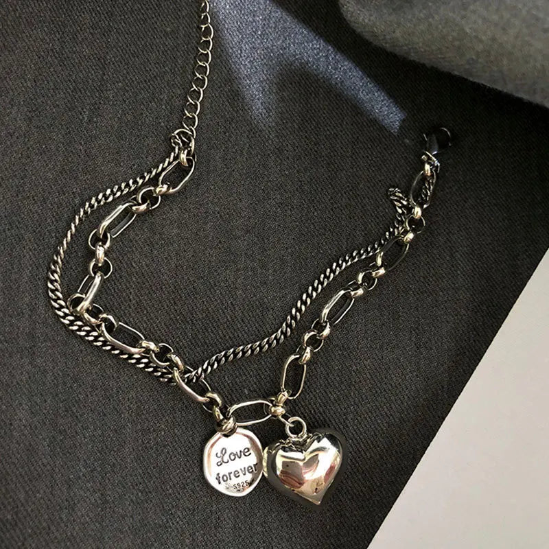 Bracelet à breloques en argent 925 pour femme | Zircon