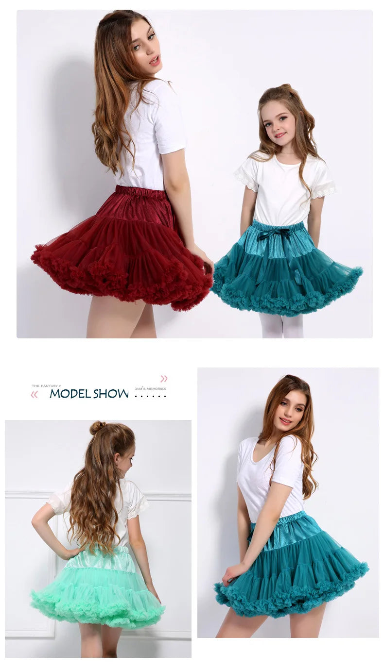 Kids Girls Tulle Skirt Baby Girl Clothes Tutu Pettiskirt Skirt Fashion Girl Clothes Princess Skirts Skirt For Girls Clothing