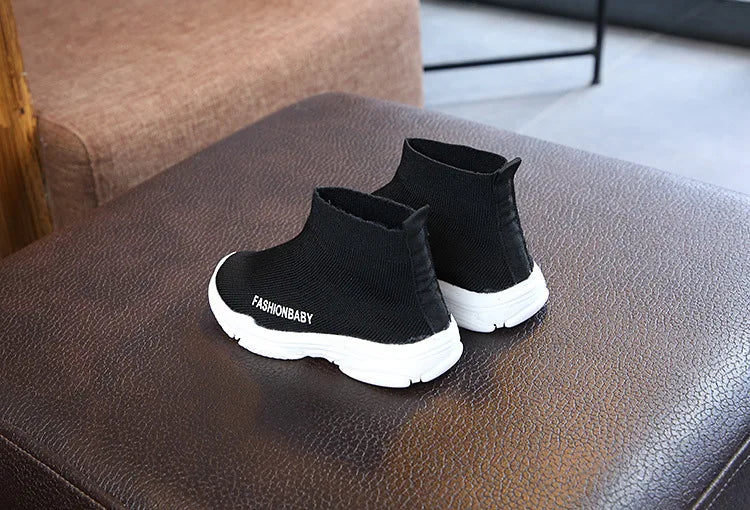 Autumn Summer Kids Sneakers Children Casual Shoes Slip-on Breathable Kids Socks Shoes Non-slip Snow Boots Boys Girls Sport Shoes