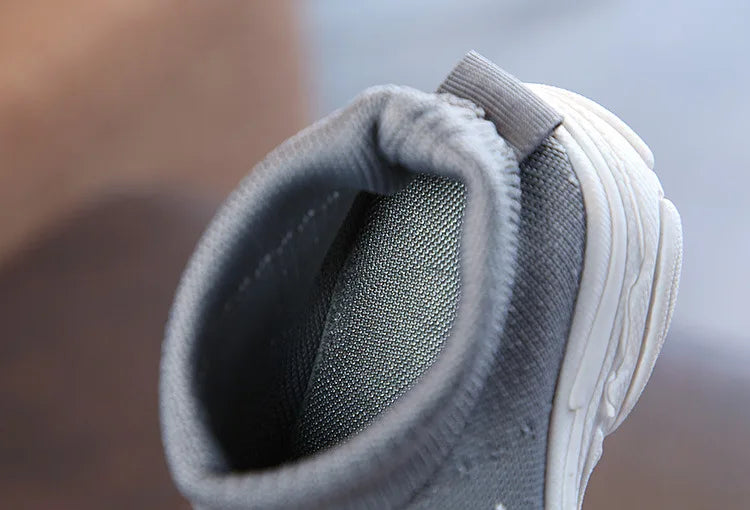Autumn Summer Kids Sneakers Children Casual Shoes Slip-on Breathable Kids Socks Shoes Non-slip Snow Boots Boys Girls Sport Shoes
