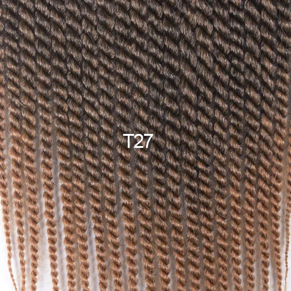 TOMO Senegalese Twist Hair Extensions 14 18 22 Inch Low Temperature Fiber Crochet Braids Ombre Synthetic Braiding Hair