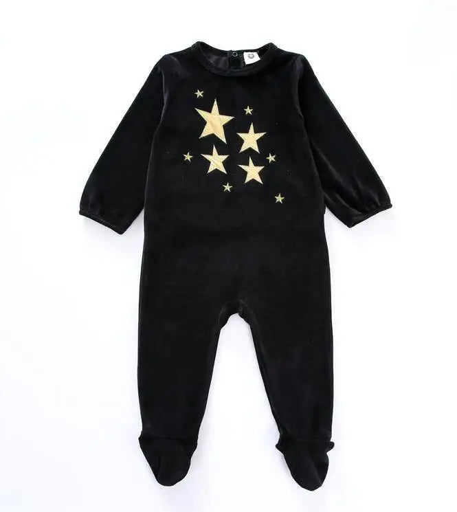 Baby bodysuit pajamas, kids clothes, long-sleeved children's clothing, newborn baby overalls, children's boy and girl clothes, baby pajamas