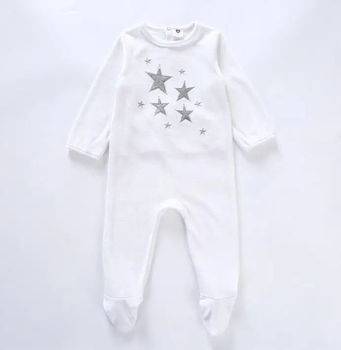 Baby bodysuit pajamas, kids clothes, long-sleeved children's clothing, newborn baby overalls, children's boy and girl clothes, baby pajamas