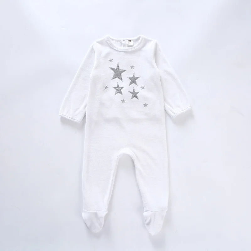 Baby bodysuit pajamas, kids clothes, long-sleeved children's clothing, newborn baby overalls, children's boy and girl clothes, baby pajamas